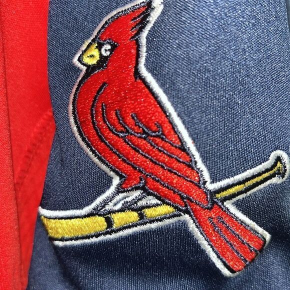 St Louis Cardinals sewn V-Neck polyester baseball jersey shirt spring training - Picture 4 of 5